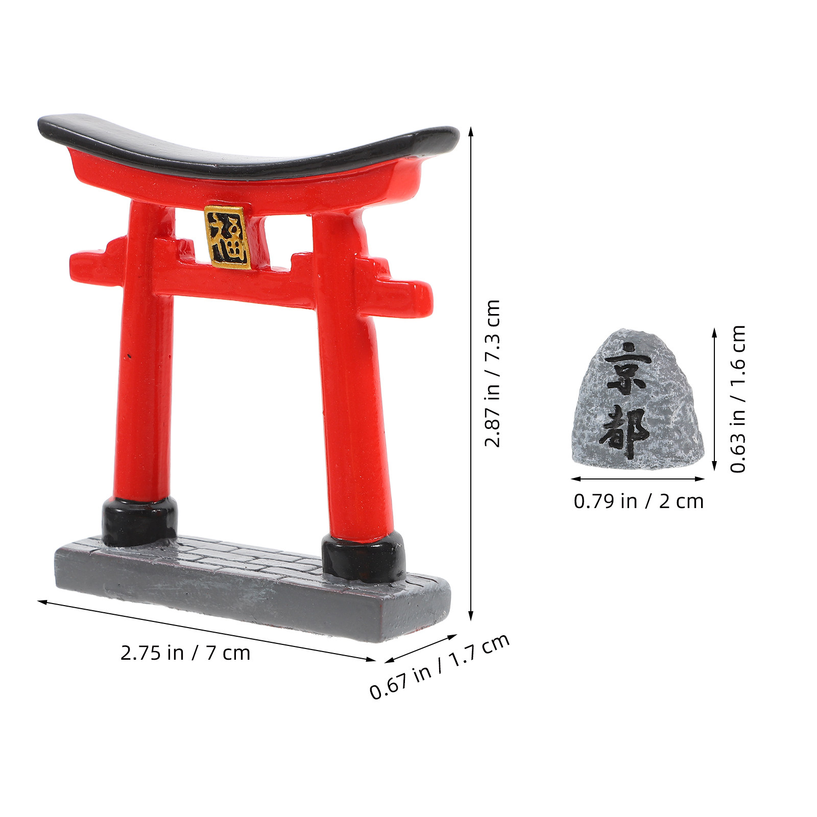 Petite Kyoto Torii Gate Orname - Bonsai Garden Kyoto 评论和价格