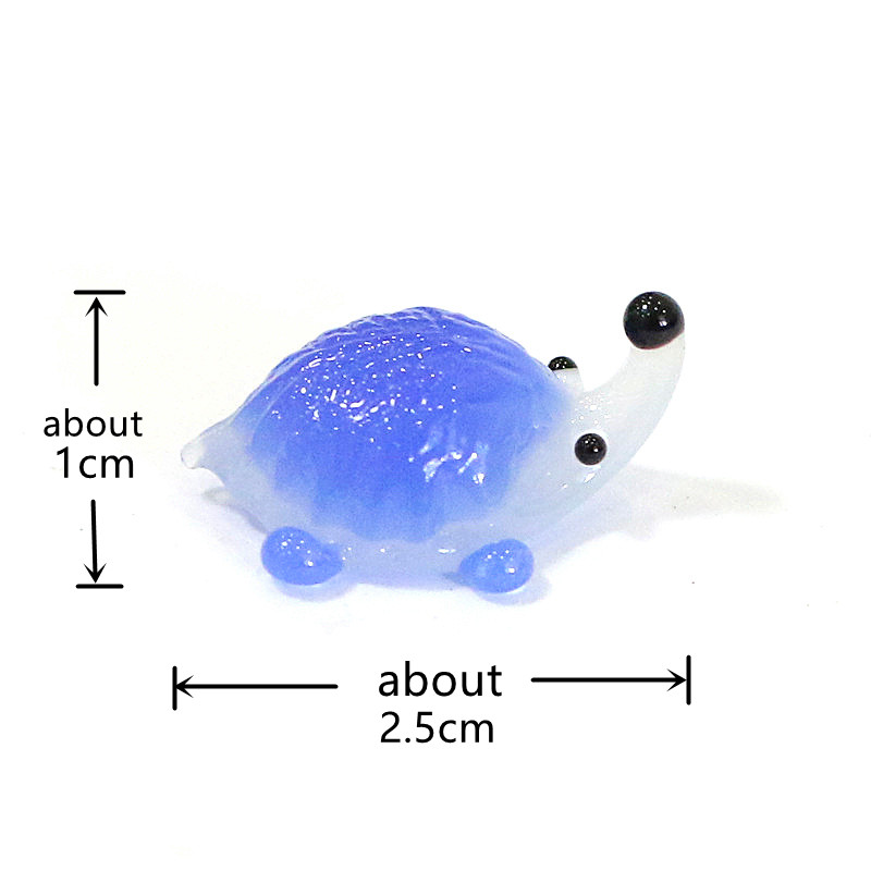 Handmade Mini Glass Hedgehog F - Bonsai Garden In Japan 评论和价格