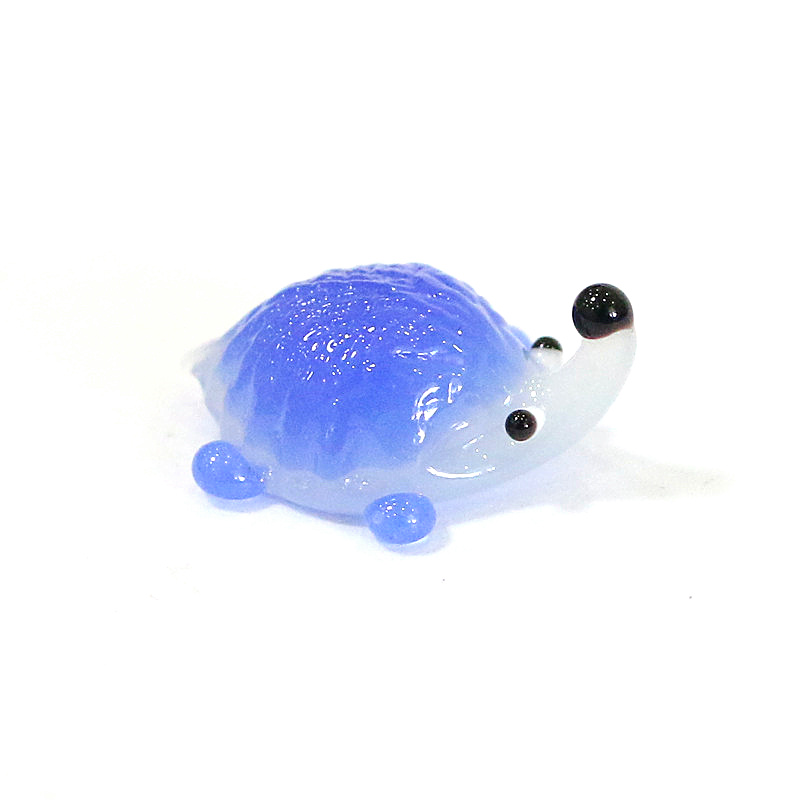 Handmade Mini Glass Hedgehog F - Bonsai Garden In Japan 评论和价格