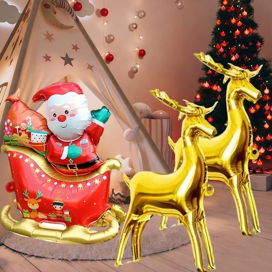 2pcs 4D Reindeer & 1PC Santa's - Bonsai Garden Ideas 评论和价格