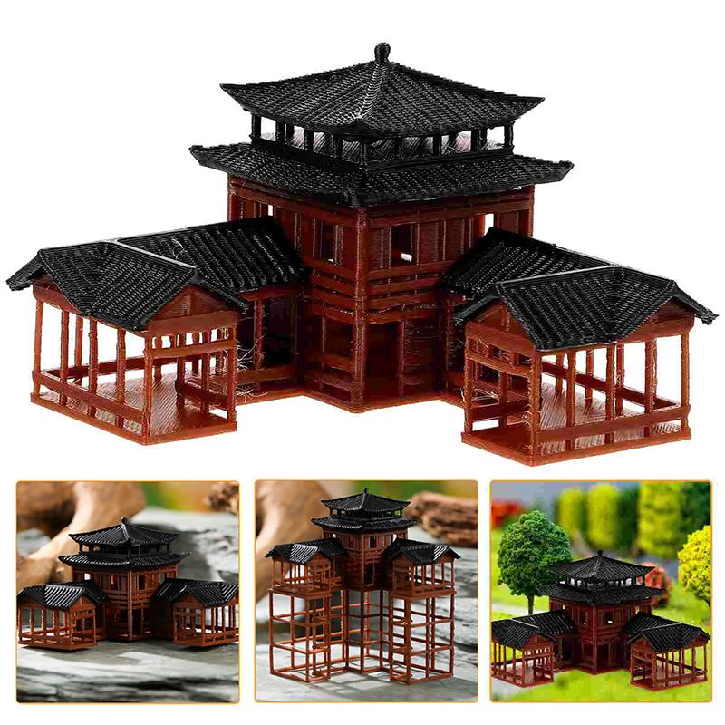 Ancient Building Model Miniatu - Bonsai Garden Chinese Garden 评论和价格