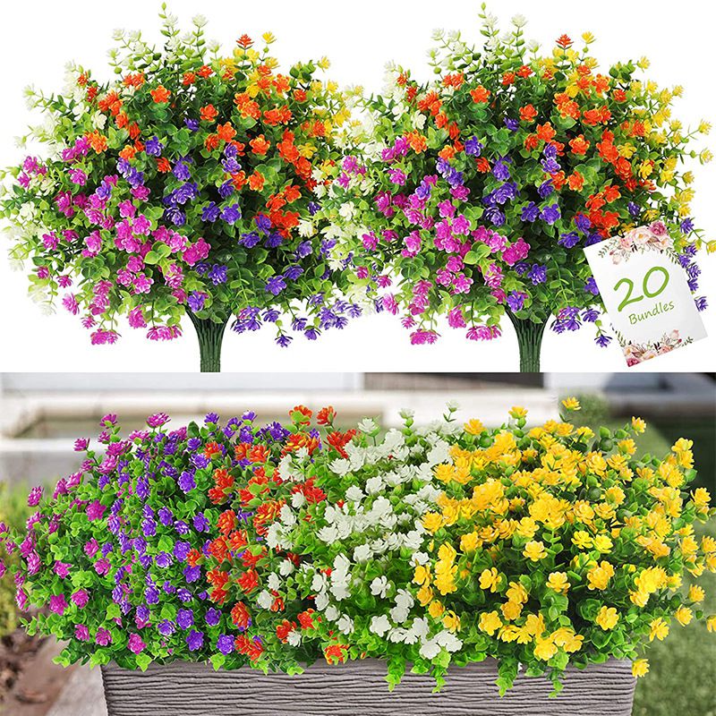 3/6pcs Artificial Plant Flower - Bonsai Garden Ideas 评论和价格