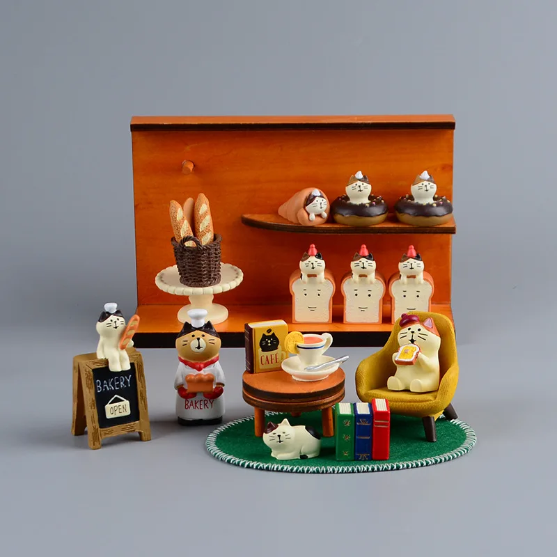 Zakka Style Cartoon Cat Bread  - Bonsai Garden In Japan 评论和价格