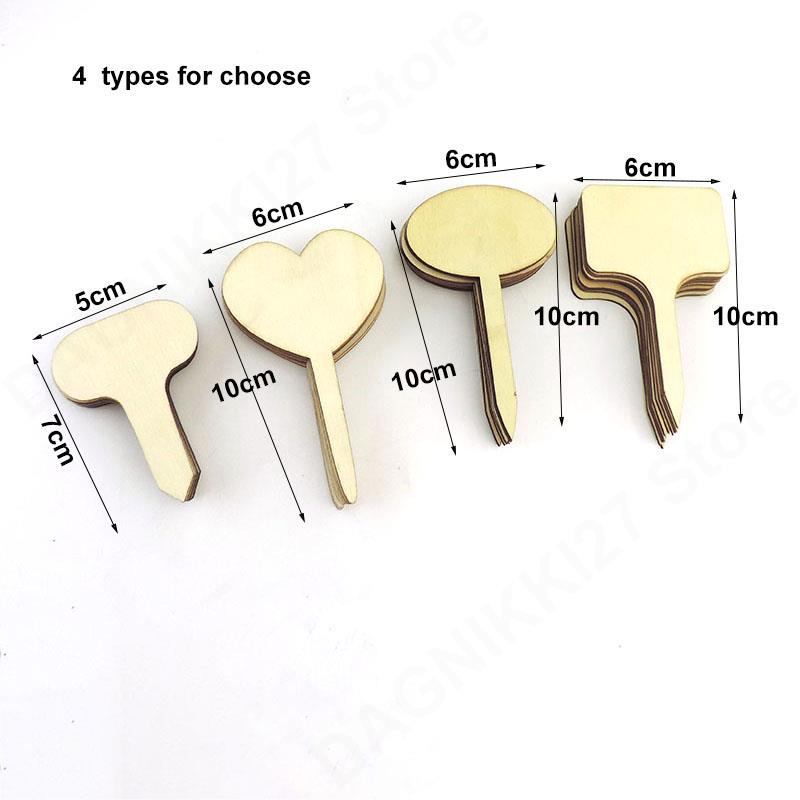 10x T-Type Wooden Plant Labels - Bonsai Garden Pot 评论和价格