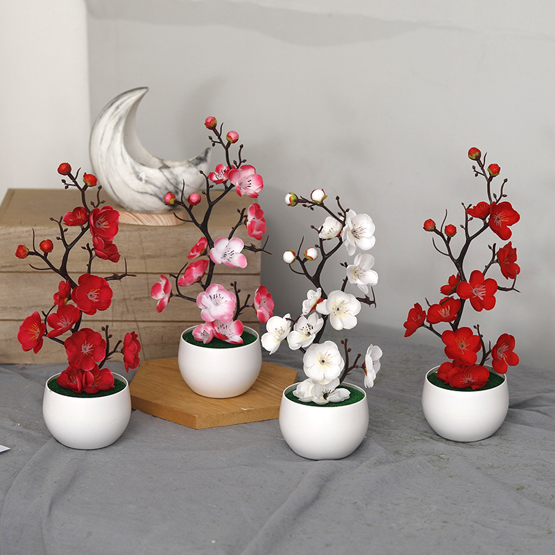 Christmas Fake Green PE Pine B - Bonsai Garden Ideas 评论和价格