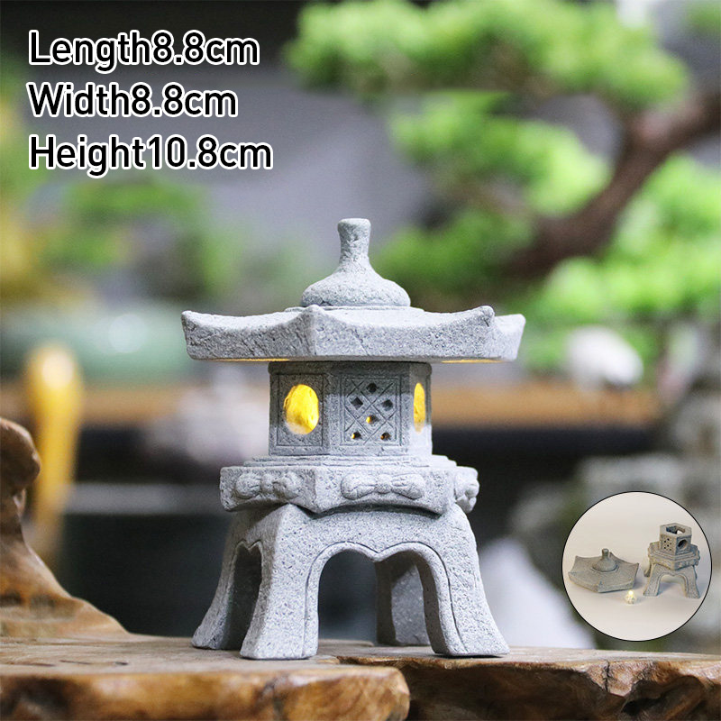 Vintage Zen Miniature Sand Sto - Bonsai Garden In Japan 评论和价格