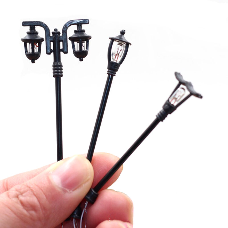 4Pcs Miniatures Road Light Mic - Bonsai Garden Chinese Garden 评论和价格