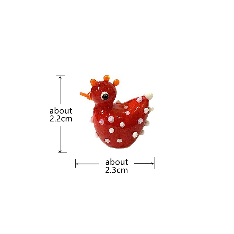 2PCS Handmade Cute Glass Chick - Bonsai Garden In Japan 评论和价格