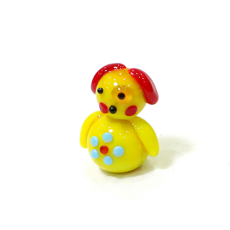 Cute Handmade Mini Glass Dog F - Bonsai Garden In Japan 评论和价格
