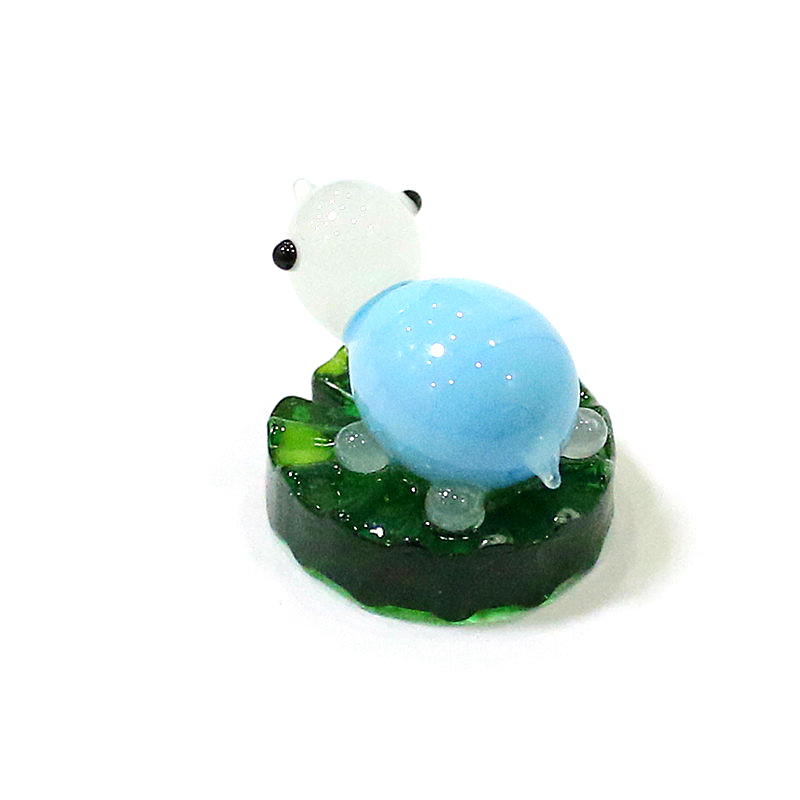 2pcs Colorful Mini Turtle Stat - Bonsai Garden In Japan 评论和价格