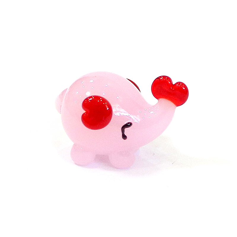 Cute Mini Glass Elephant Figur - Bonsai Garden In Japan 评论和价格